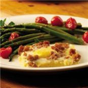 Cheesy Polenta & Egg Casserole